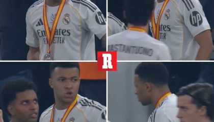 足球直播-每体：姆巴佩领奖后带队友离开，阿森西奥准备去列队前者要他别去